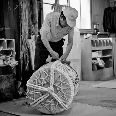 酒入り干支こも樽「赤富士」