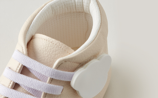 【幸せを呼ぶファーストシューズ】くまさんのおさんぽ(ベージュ)