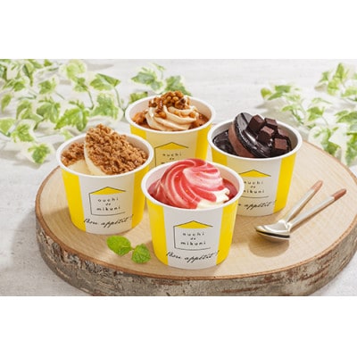 【毎月定期便】見た目鮮やかトッピングアイス全4回【配送不可地域：離島】