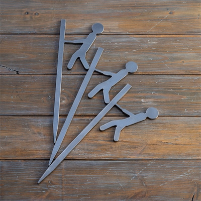 【HIBANAS】端材を熟練の職人がよみがえらせたアウトドア用ペグ　フンバルマン3本セット