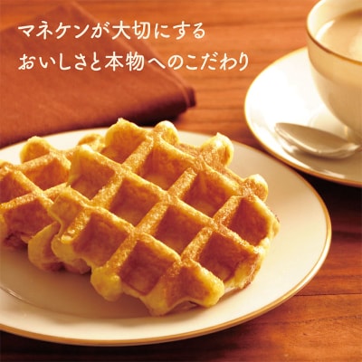 【冷凍便】マネケン ベルギーワッフル チョコレート10個入り(TFRB-Ch10)【配送不可地域：離島】