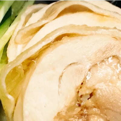 真空調理の【蒸し鶏】5人前　100年熟成ダレ＆棒棒鶏ソース　ハーフ＆ハーフ　創業大正元年　大貫本店【配送不可地域：離島】