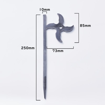 【HIBANAS】端材を熟練の職人がよみがえらせたアウトドア用ペグ・手裏剣