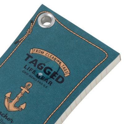 耐洗紙メモ、ノート【TAGGED　LIFEGEAR】　6種類セット(L)