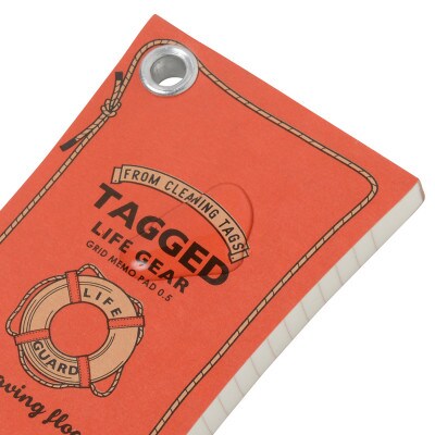 耐洗紙メモ、ノート【TAGGED　LIFEGEAR】　6種類セット(S)×2