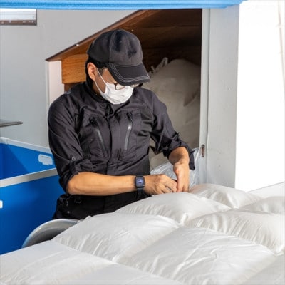 逸品 アイスランド産アイダーダック ダウン98% 冬用羽毛ふとん ダブルサイズ