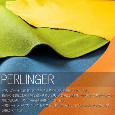 HEDGE　ドイツペリンガー社の本シュリンク牛革を使用した名刺入れ(グレージュ)