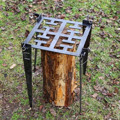 【HIBANAS】熟練の職人が作るスウェーデントーチ専用台　HIABURI(ヒァブリ)