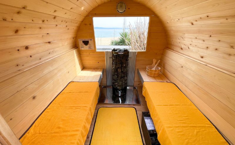 淡路島 シーアイガ海月 海辺のサウナで整い放題 貸切サウナ付 ログハウス BBQプラン 1泊2食付き ペア宿泊券 ペア 宿泊 宿泊券 旅行 旅行券 ペアチケット 兵庫県 洲本市