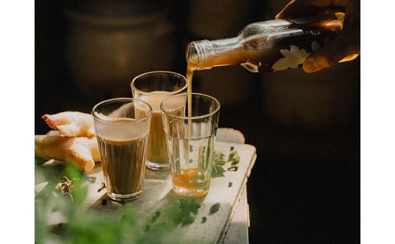 心に風 オーガニック ジンジャー チャイ シロップ 6本入 ジンジャーシロップ ジンジャーエール チャイティー 希釈用ドリンク 兵庫県 洲本市 淡路島