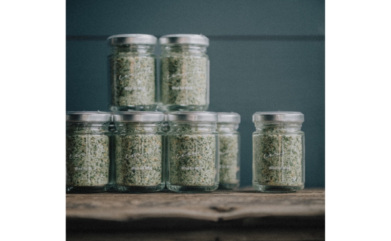 心に風 ハーブソルト レモン ＆ ローズマリー 2本入 塩 ハーブ スパイス 調味料 兵庫 兵庫県 洲本市 淡路島