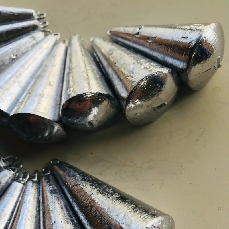 釣鐘オモリ 60号 16個 セット 詰め合わせ 釣り 釣鐘 オモリ 釣り用品 兵庫県 洲本市 淡路島