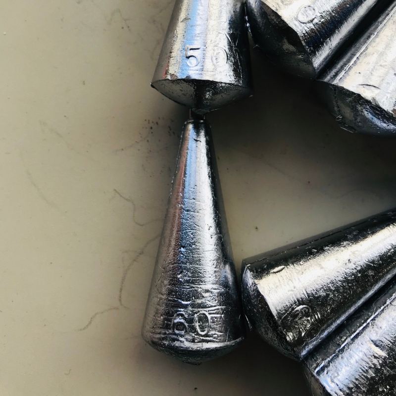 釣鐘オモリ 60号 16個 セット 詰め合わせ 釣り 釣鐘 オモリ 釣り用品 兵庫県 洲本市 淡路島