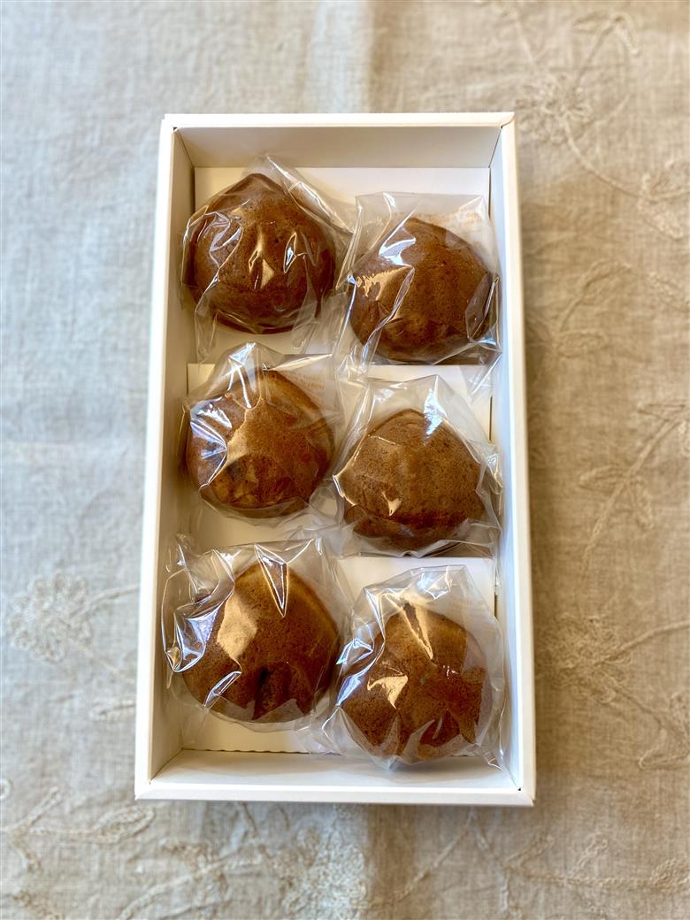 【季節限定】ノエルマロン（栗のマドレーヌ）6個入り｜お菓子 焼菓子 焼き菓子 洋菓子 スイーツ おやつ 栗 マロン マドレーヌ 大粒栗 添加物不使用 ティータイム 秋 ギフト 贈答品 010-a007_A