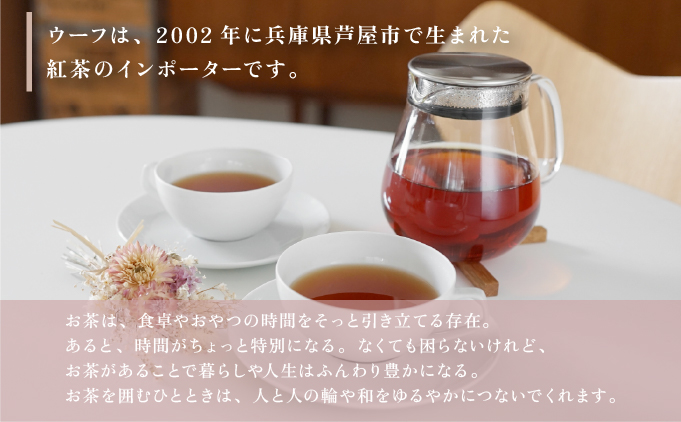 紅茶 ティーバック 8種セット【Uf-fu ウーフ】茶葉 人気 ダージリン マスカテルブレンド アールグレイ ショコラ アールグレイオハラ アンバー コルカタチャイ リュンヌ ノッテ ミルクティー アイスティー ティータイム 詰め合わせ 贈り物 ギフト プレゼント 038-a015