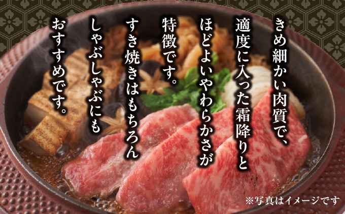 特選 但馬牛 すき焼き用（カタローススライス）500g【あしや竹園】[054-a002]