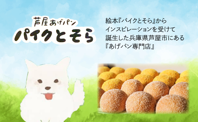 あげぱん10個セットC［うふクリームあげパン(5個)・芦屋カレーあげパン(5個)］[025-a003]