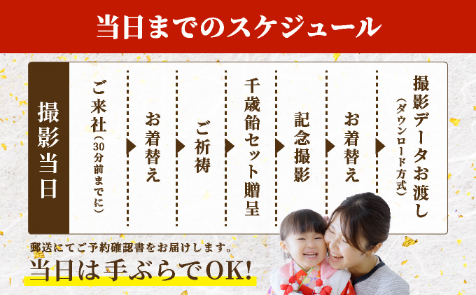 手ぶらで七五三　子ども記念日 家族イベント 記念体験 地域体験型返礼品 成長祝い 子ども 着物レンタル 和装体験