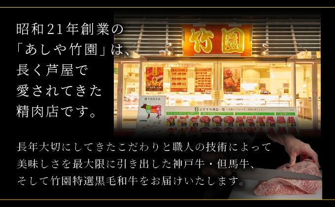 神戸牛 サーロイン スライス 840g【あしや竹園】[054-a028]