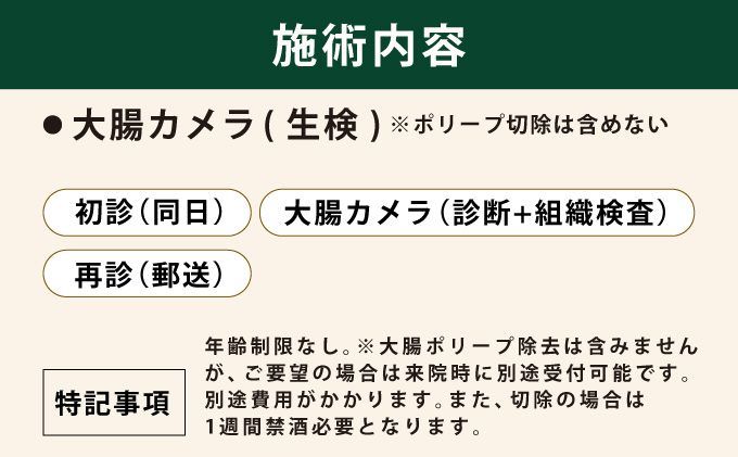 1日で終わる 大腸内視鏡診療 (日帰り) 1名様【芦屋三戸岡クリニック】消化器内視鏡専門クリニック 大腸検査 内視鏡検査 大腸がん 大腸ポリープ などの 早期発見 早期対策 早期治療 健康 カウンセリング [070-a001]