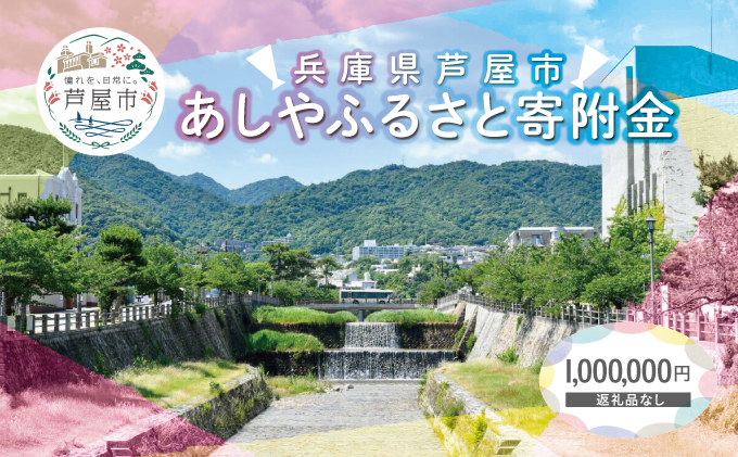 【返礼品なし】 兵庫県 芦屋市 あしやふるさと寄附金 1,000,000円[069-a001_06]