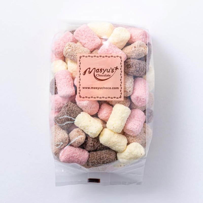 ミックスマシュマロチョコ 1000g 200gx5袋 4月～10月発送 チョコレート チョコ スイーツ お菓子 おかし 詰め合わせ セット 食べ比べ ミルク ホワイト 苺 ロイヤルミルクティー ギフト プレゼント 兵庫県 伊丹市