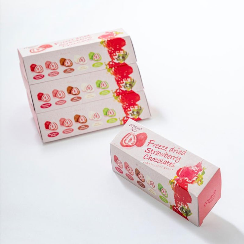 5色の苺チョコ 5粒×56箱 11月～3月発送 チョコレート チョコ スイーツ お菓子 おかし  苺  ミックス  ミルクチョコ  ホワイトチョコ  苺チョコ  抹茶チョコ  ギフト プレゼント 兵庫県 伊丹市