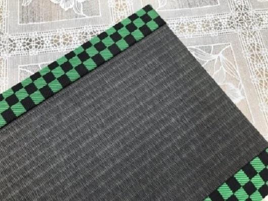 ミニ畳 ２枚（市松模様／麻の葉模様）