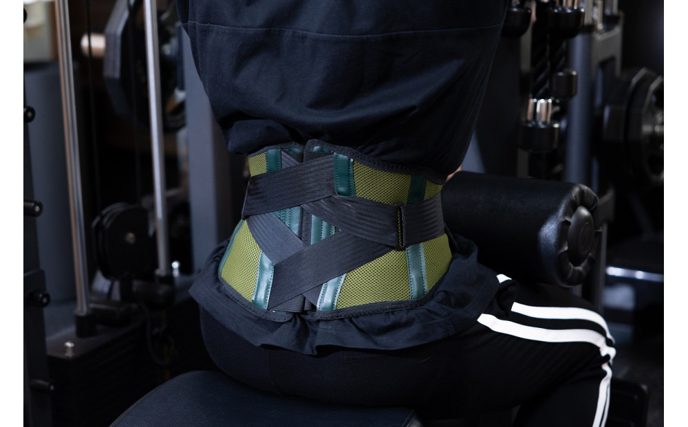 装具のプロが本気で開発した日常生活向上腰ベルト腹圧効果で腰をしっかりガード サイズ調整交換可能APベルト【ブルー・3Lサイズ】