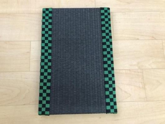 ミニ畳 ２枚（市松模様／麻の葉模様）
