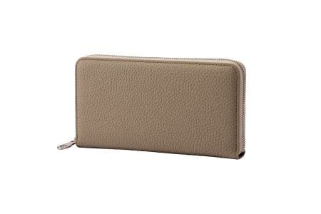 豊岡財布 ラウンドファスナー長財布 ドイツシュリンク （ライトグレー）