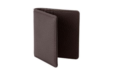 豊岡財布 2つ折りカード財布 ドイツシュリンク （チョコ）