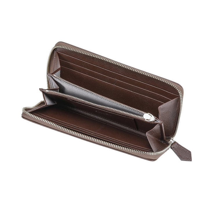 【豊岡財布】 craftsmanship　バレキRFウォレット（CW001）（チョコ）