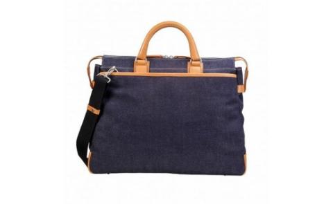豊岡鞄 craftsmanship Selvedge Denim tradicion ネイビー 781206 / 木和田正昭商店 ブリーフケース 井原デニム ビジネスバッグ メンズ レディース ビジネス カジュアル カバン 鞄 バッグ A4ファイル収納 手持ち ショルダーベルト付属 2way