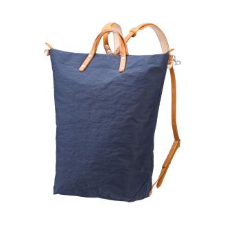 豊岡鞄　リュック　（ネイビー）TUTUMU books　(S2100　24-153）