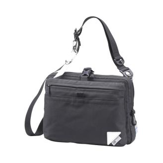 豊岡鞄 CIE WEATHER SHOULDER（071951）ブラック / 木和田正昭商店 撥水 ショルダーバッグ メンズ クラッチバック バックインバック