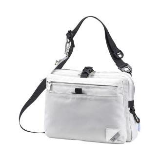 豊岡鞄 CIE WEATHER SHOULDER（071951）ミストグレー / 木和田正昭商店 撥水 ショルダーバッグ メンズ クラッチバック バックインバック