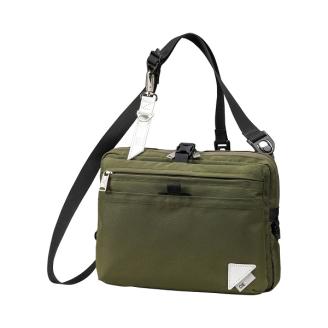 豊岡鞄 CIE WEATHER SHOULDER（071951）オリーブ / 木和田正昭商店 撥水 ショルダーバッグ メンズ クラッチバック バックインバック
