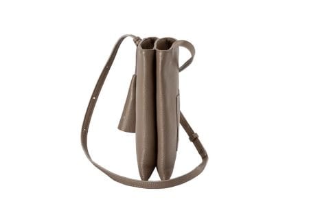 豊岡鞄 Shokolatt ショルダーポーチ 2層式 大 トープ