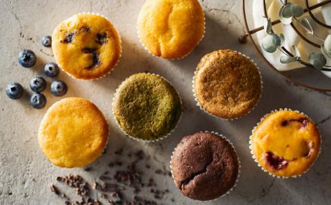 グルテンフリー 低糖質スイーツ マフィン 抹茶 6個 / スイーツ マフィン 低糖質 ダイエット 朝食 お菓子 焼菓子 糖質オフ 個包装 ギフト（小麦粉・砂糖・トランス脂肪酸・人工甘味料・不使用）【LowCarbHouse 】