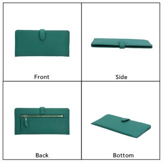 豊岡鞄limスマートロングウォレット NU64-101-35　グリーン