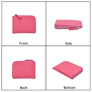 豊岡鞄limＬ字ミニウォレット  NU64-102-73　ピンク