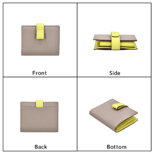 豊岡鞄noble二つ折れウォレット NU70-102-61グレージュ