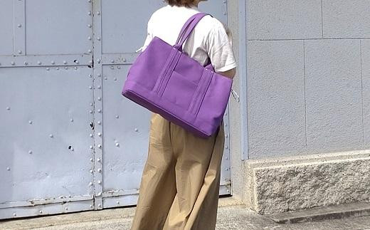ＣＲＯＳＳＲＯＡＤ　帆布トートバッグL　501091　パープル パープル サイズ：W41×H28×D13 cm