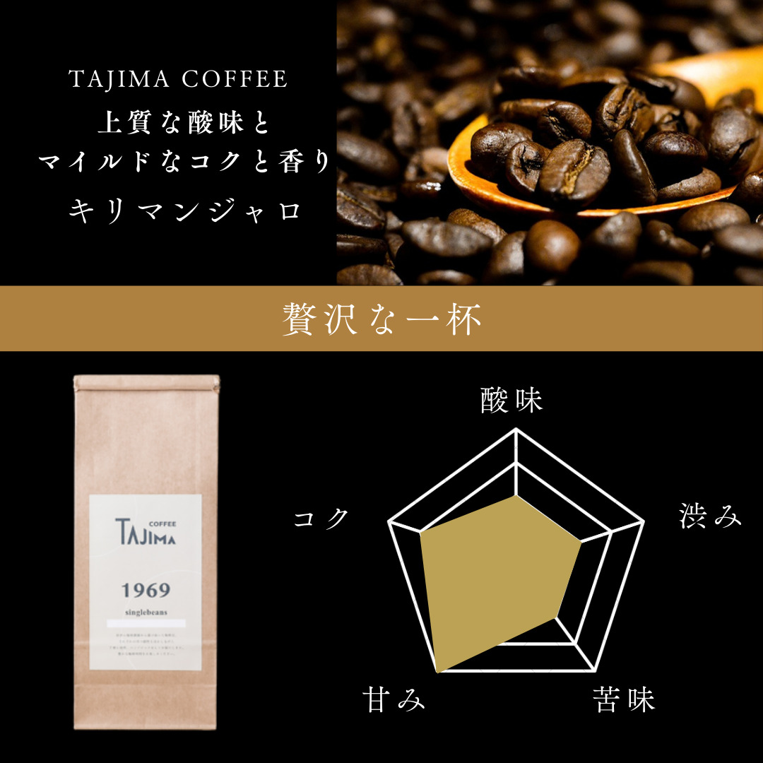 コーヒー 粉 中挽き / Tanzania キリマンジャロ コーヒー粉 お試し 200g 自家焙煎 珈琲 豆 コーヒー 珈琲 老舗 喫茶店の味 上質な酸味 マイルドなコク 優しい香り 苦みが少ない 贅沢な一杯 但馬東洋珈琲【tc-tannzania-200】【TAJIMA COFFEE 】