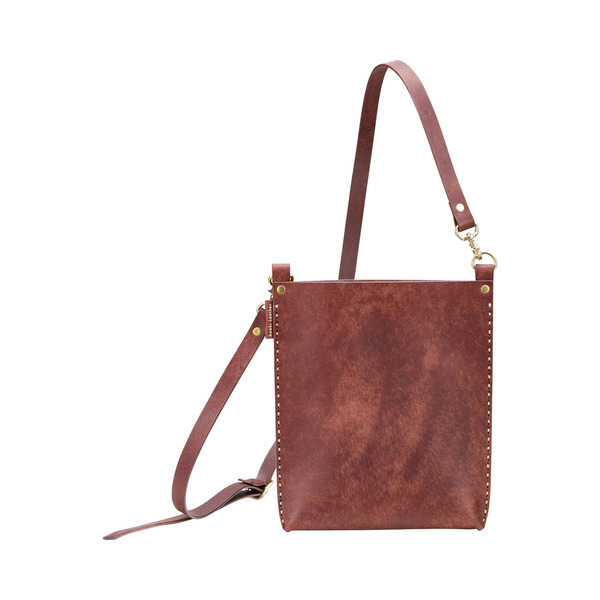 豊岡鞄 haaki Leather SDバッグ HLB101 チョコラート / KOMOREBI 木和田正昭商店 牛皮革 革 ショルダーバッグ レディース 高級 おしゃれ バッグ かばん カバン 鞄 シンプル デザイン ハンドメイド ブラウン 茶色