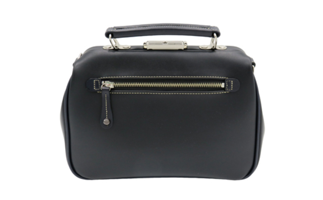 パトリックダレスバッグ (No.K3894-01) ブラック / 木和田 ダレスバッグ 収納力 本革 ショルダーベルト付き 底鋲 重厚感 高級 かばん カバン バッグ 鞄 手作り メンズ レディース 日本製