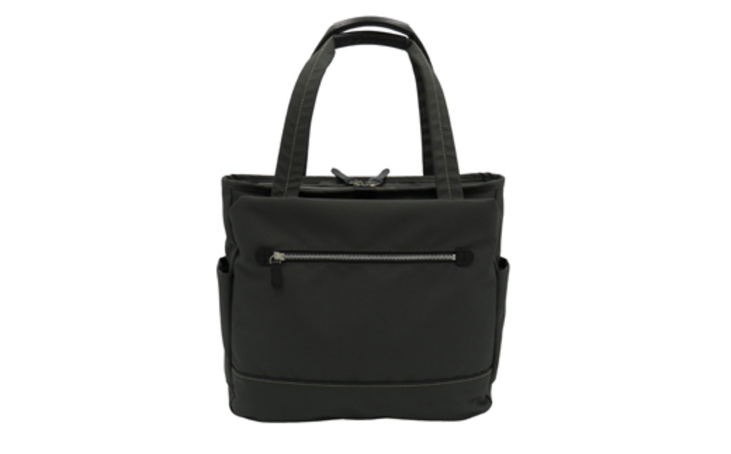 エコステップ肩掛けトート (No.4005-03) チャコールグレー / 木和田 トートバッグ 軽量 撥水 ポリエステル ポケット 高級 かばん カバン バッグ 鞄 手作り メンズ レディース 日本製