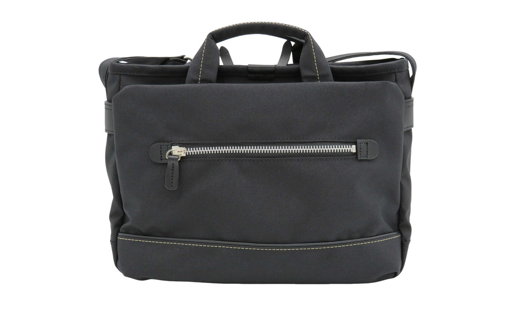 エコステップ手付きショルダーバッグ(No.4008-01) ブラック / 2way ショルダーバッグ トートバッグ 肩掛け 手持ち 軽量 撥水 メンズ レディース バッグ かばん カバン 鞄 日本製 木和田