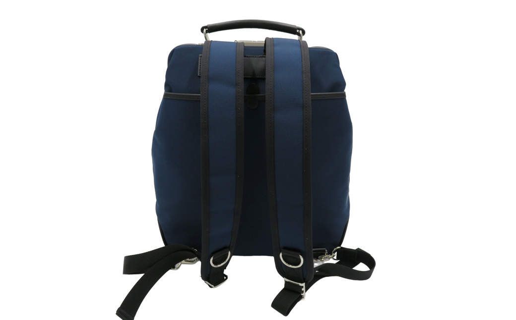 エビータダレスリュック(No.4999-60) ネイビー / リュック ダレス式開閉 軽量 撥水 開口部が大きい 出し入れがしやすい リュックサック バッグ かばん カバン 鞄 日本製 木和田